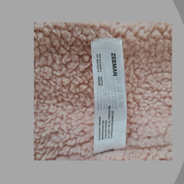 gefütterte Jacke rosa, Größe 80