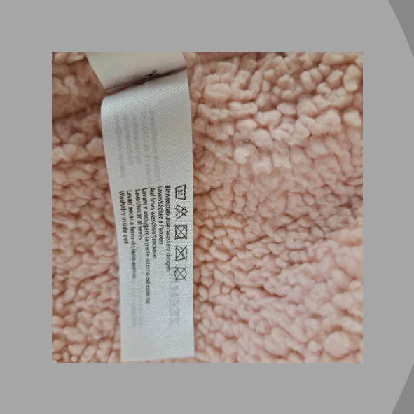 gefütterte Jacke rosa, Größe 80
