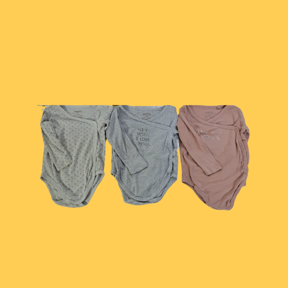 3 Baby Bodys, Größe 74/80