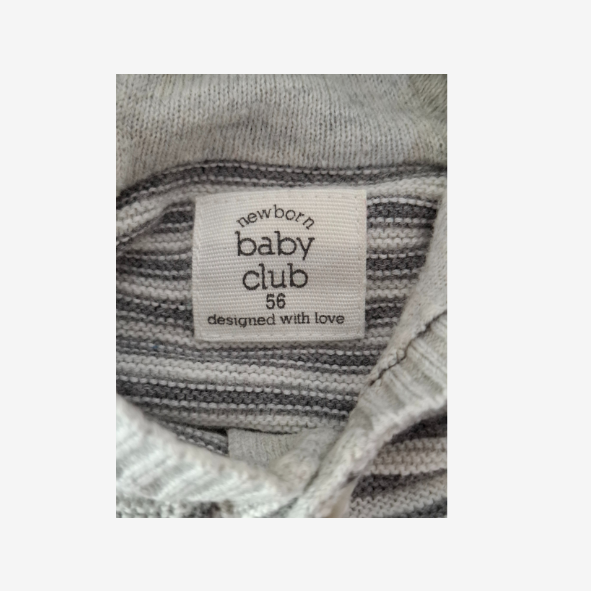 Baby Club Jacke mit Kapuze, Größe 56