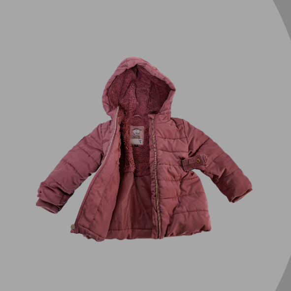 Steppjacke rose, Größe 80 von Baby Club (gebraucht)