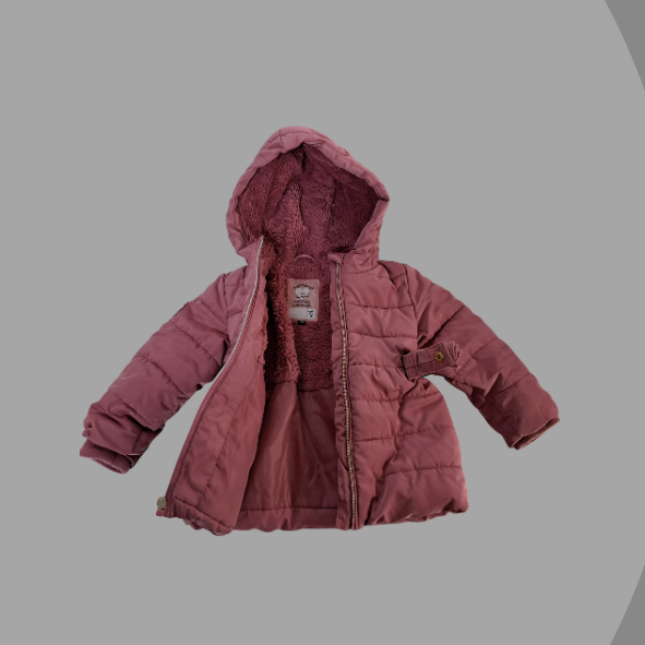 Steppjacke rose, Größe 80 von Baby Club