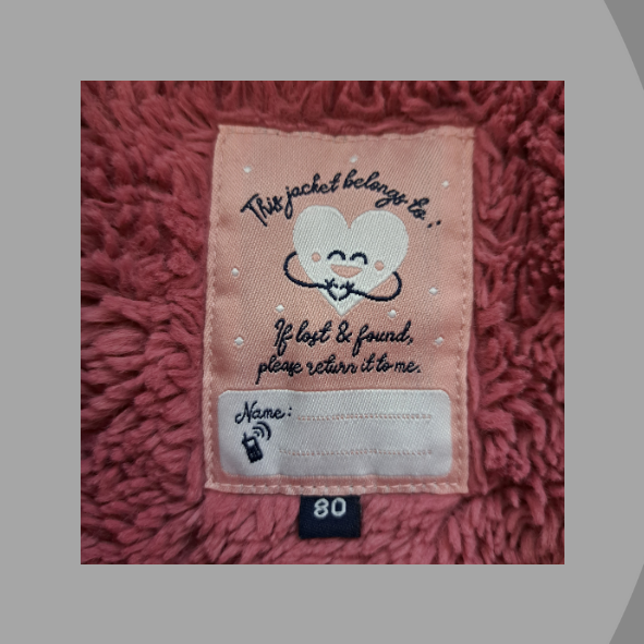 Steppjacke rose, Größe 80 von Baby Club