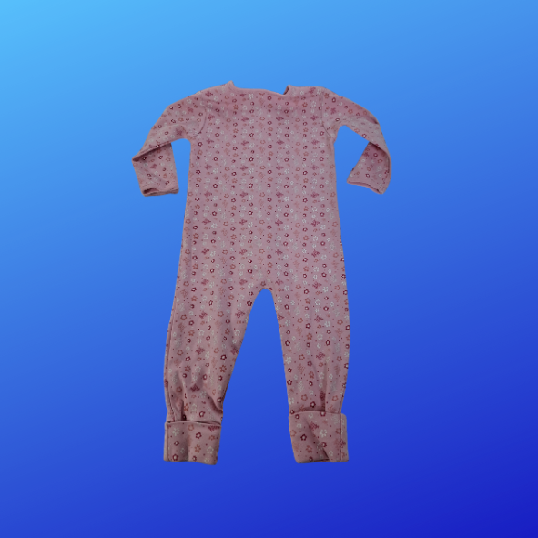 Baby Schlafanzug rosa, Größe 80 (gebraucht)