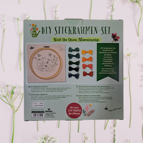 Blatt & Blüte DIY Stickrahmen-Set (gebraucht)