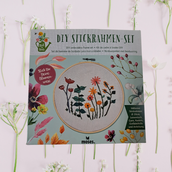 Blatt & Blüte DIY Stickrahmen-Set (gebraucht)