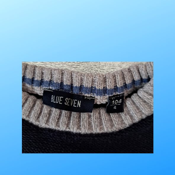 Blue Seven Pullover mit Streifen, Größe 104