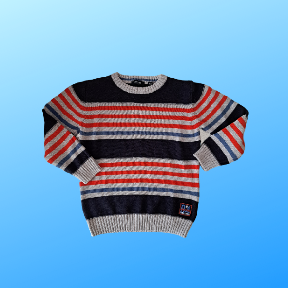 Blue Seven Pullover mit Streifen, Größe 104
