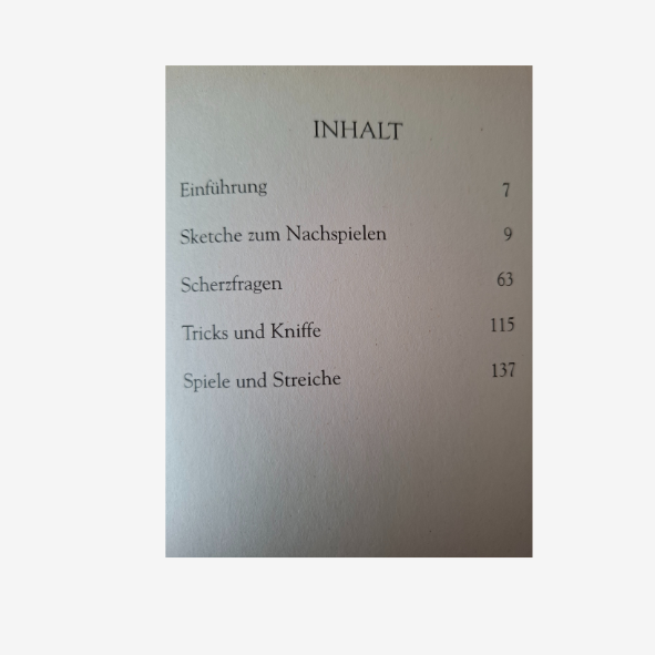 Buch für Spaß mit Kindern