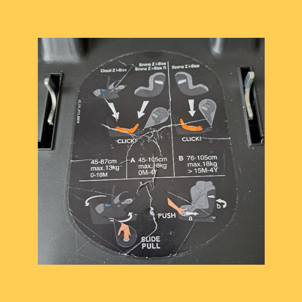 Cybex Base Station für Sirona Z Plus mit Isofix (gebraucht)