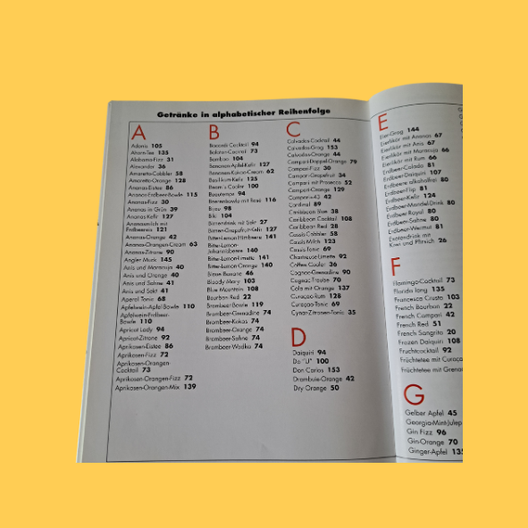 Das grosse Getränkebuch Mixen von A bis Z