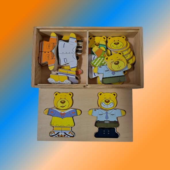 Holz Puzzle Bär