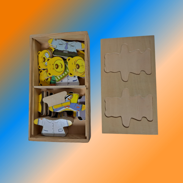 Holz Puzzle Bär