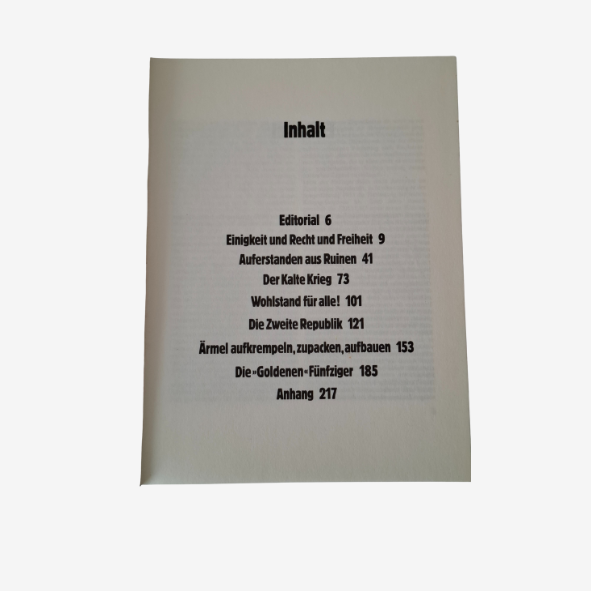 Die Gründungsjahre der Bundesrepublik Deutschland 1945 bis 1955