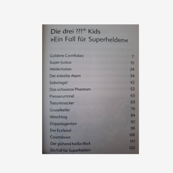 Kosmos Die drei ??? Kids - Ein Fall für Superhelden