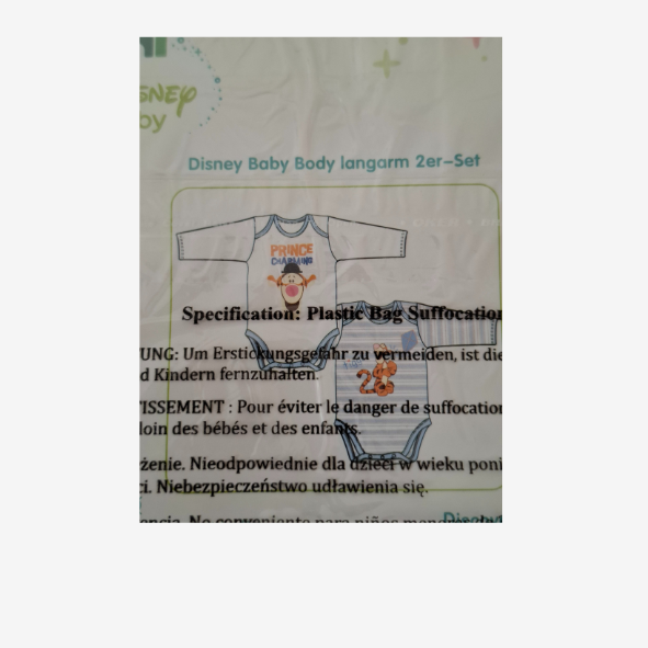 Disney Baby Body langarm 2er-Set, Größe 86-92