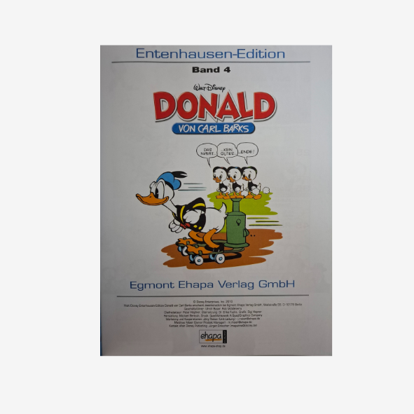 Entenhausen-Edition Walt Disney Donald Nr. 4