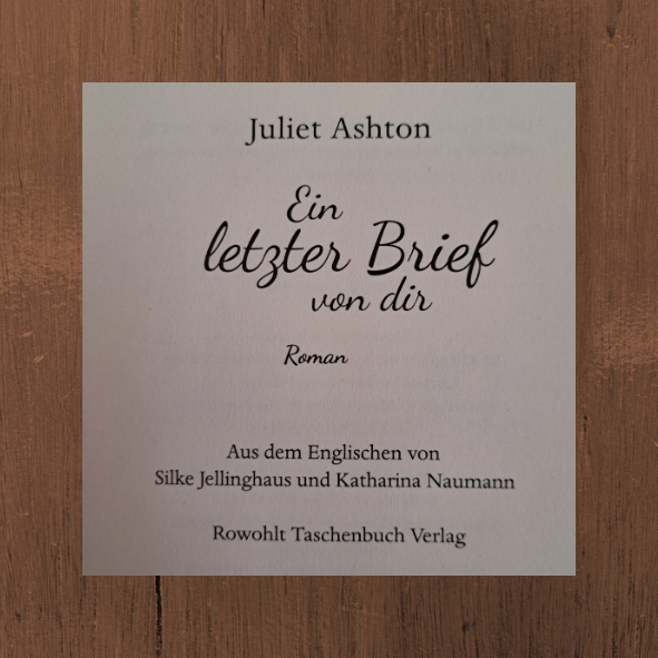 Ein letzter Brief von dir (gebraucht)