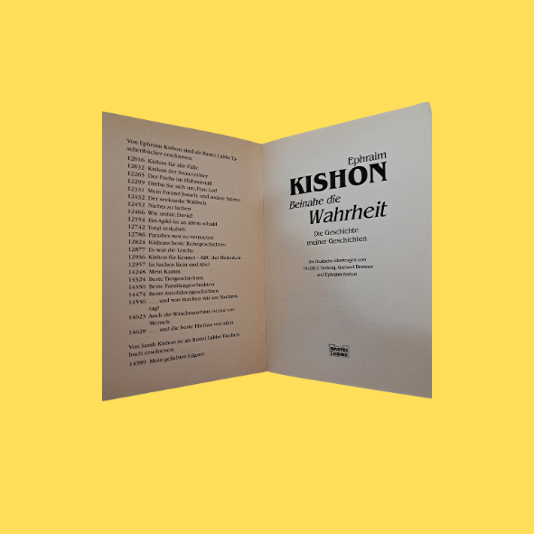 Ephraim Kishon Beinahe die Wahrheit