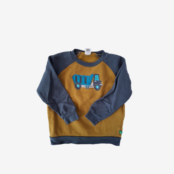 Fred´s World Sweatshirt mit LKW-Motiv, Größe 98
