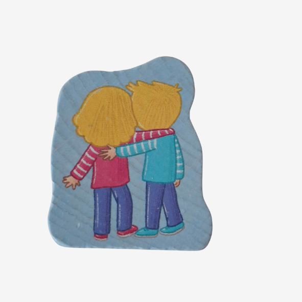 HABA 6 erste Puzzles + Holzfigur Mein Tag