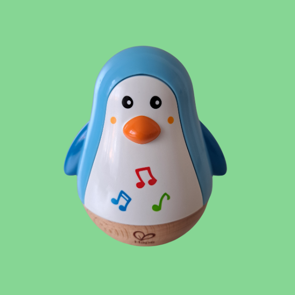 Hape Stehauf-Pinguin, Stehaufmännchen mit Klang