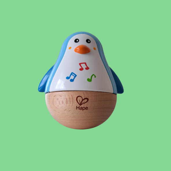 Hape Stehauf-Pinguin, Stehaufmännchen mit Klang
