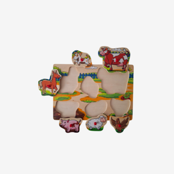Eichhorn 6 – teiliges Holzpuzzle