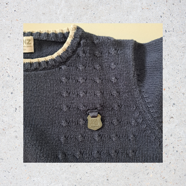 Kanz Pullover dunkelblau, Größe 104