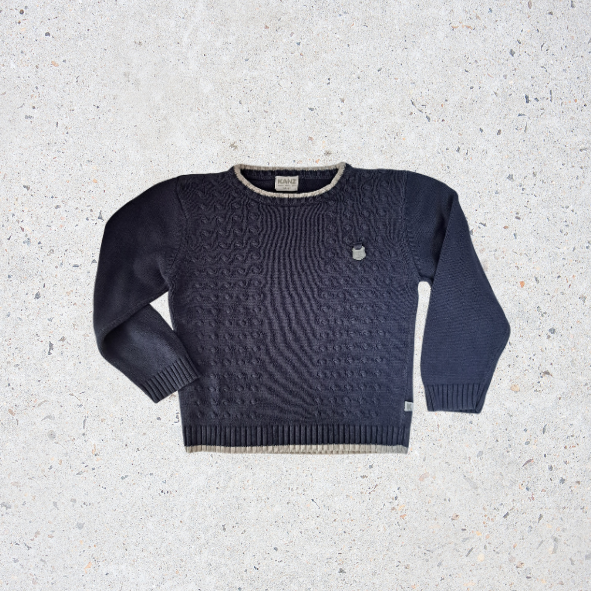 Kanz Pullover dunkelblau, Größe 104