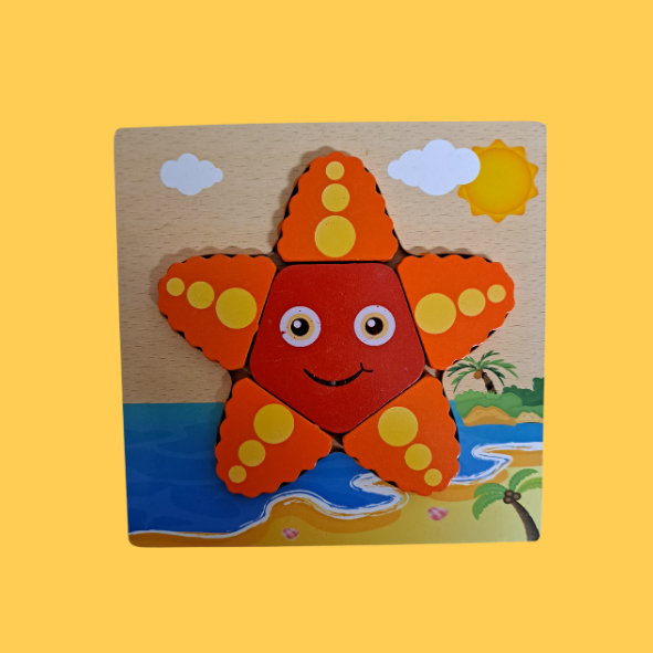 Holz Puzzle 5 teilig