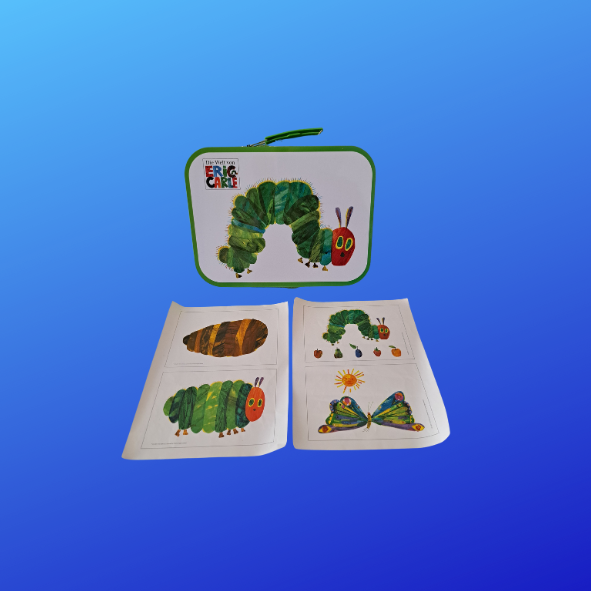 Schmidt Spiele Puzzle-Box im Metallkoffer - Raupe Nimmersatt