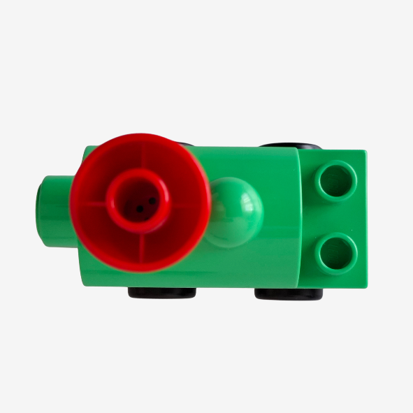 Lego Duplo Dampflok mit rotem Trichter