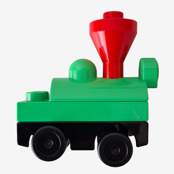 Lego Duplo Dampflok mit rotem Trichter