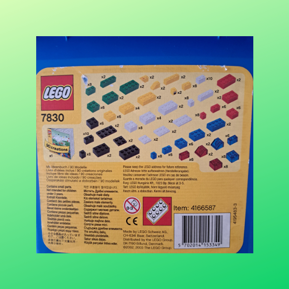 Lego Eimer 7830 (gebraucht)