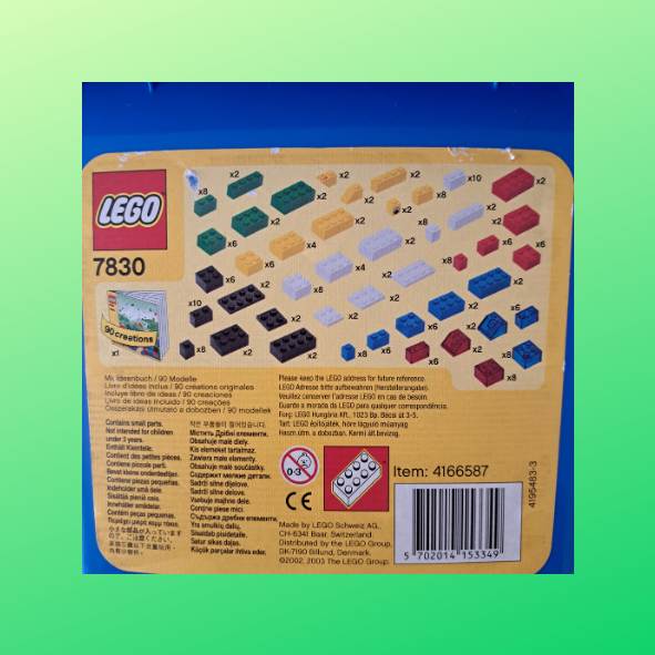 Lego Eimer 7830