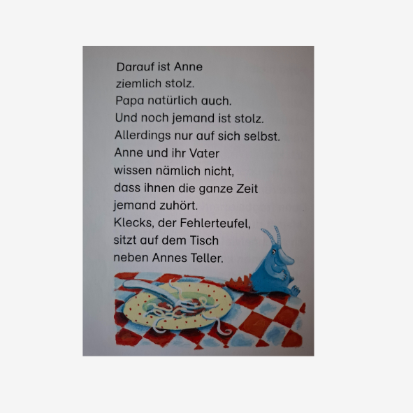 Lesefant Fehlerteufel Klecks