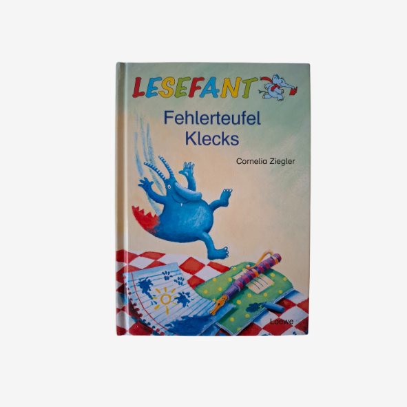 Lesefant Fehlerteufel Klecks