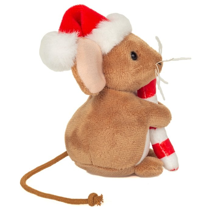 Teddy Hermann Weihnachtsmaus mit Zuckerstange