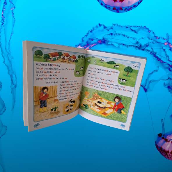ABC der Tiere Lesen in Silben