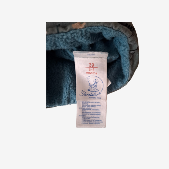 Sterntaler Mütze mit Waldmotiv, Größe 39