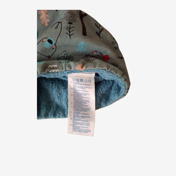 Sterntaler Mütze mit Waldmotiv, Größe 39