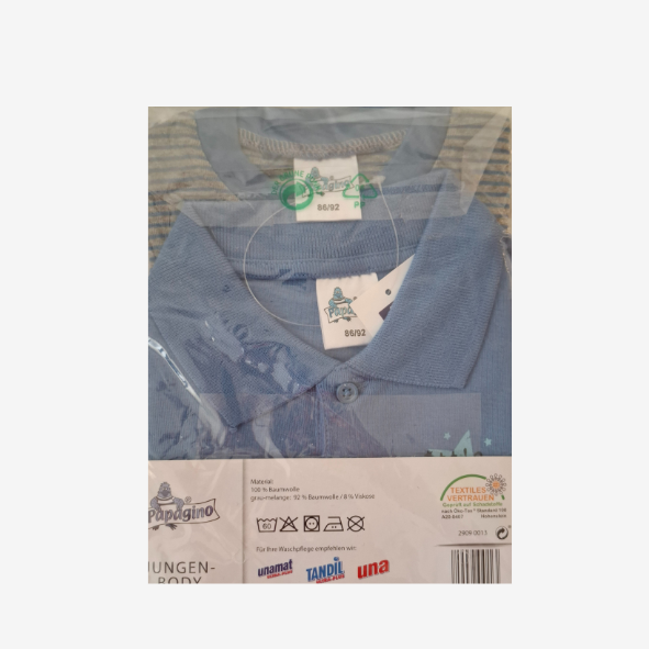 Papagino Jungen Body Kurzarm 2er-Set, Größe 86-92