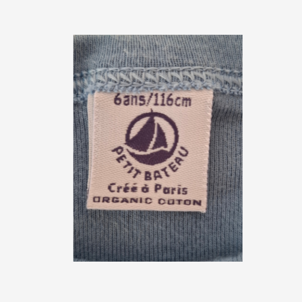 Petit Bateau Shirt Kurzarm Größe 116