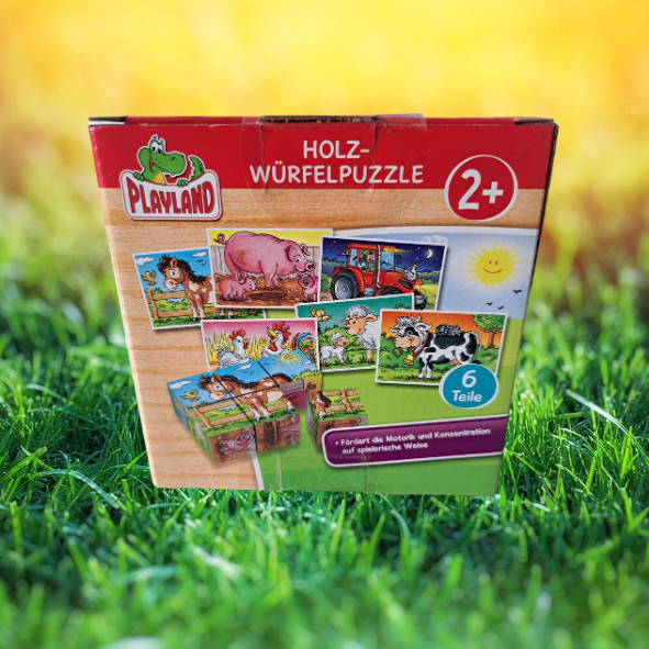 Holzwürfel Puzzle 6 Teile