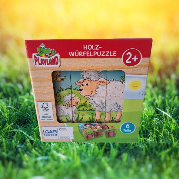 Holzwürfel Puzzle 6 Teile
