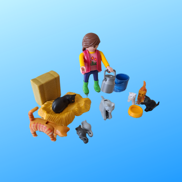 Playmobil 6139 Bunte Katzenfamilie