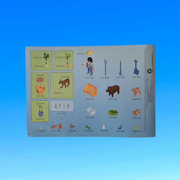 Playmobil 6158 Aufklapp-Spielbox Waldtierfütterung