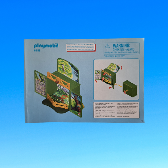 Playmobil 6158 Aufklapp-Spielbox Waldtierfütterung