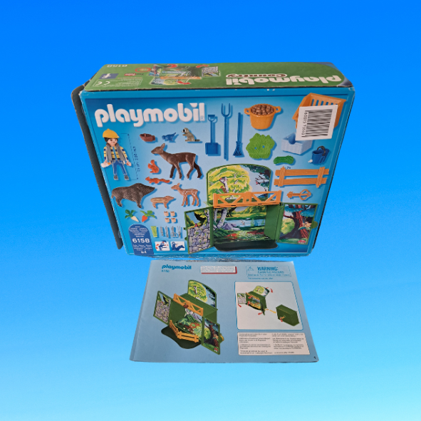 Playmobil 6158 Aufklapp-Spielbox Waldtierfütterung